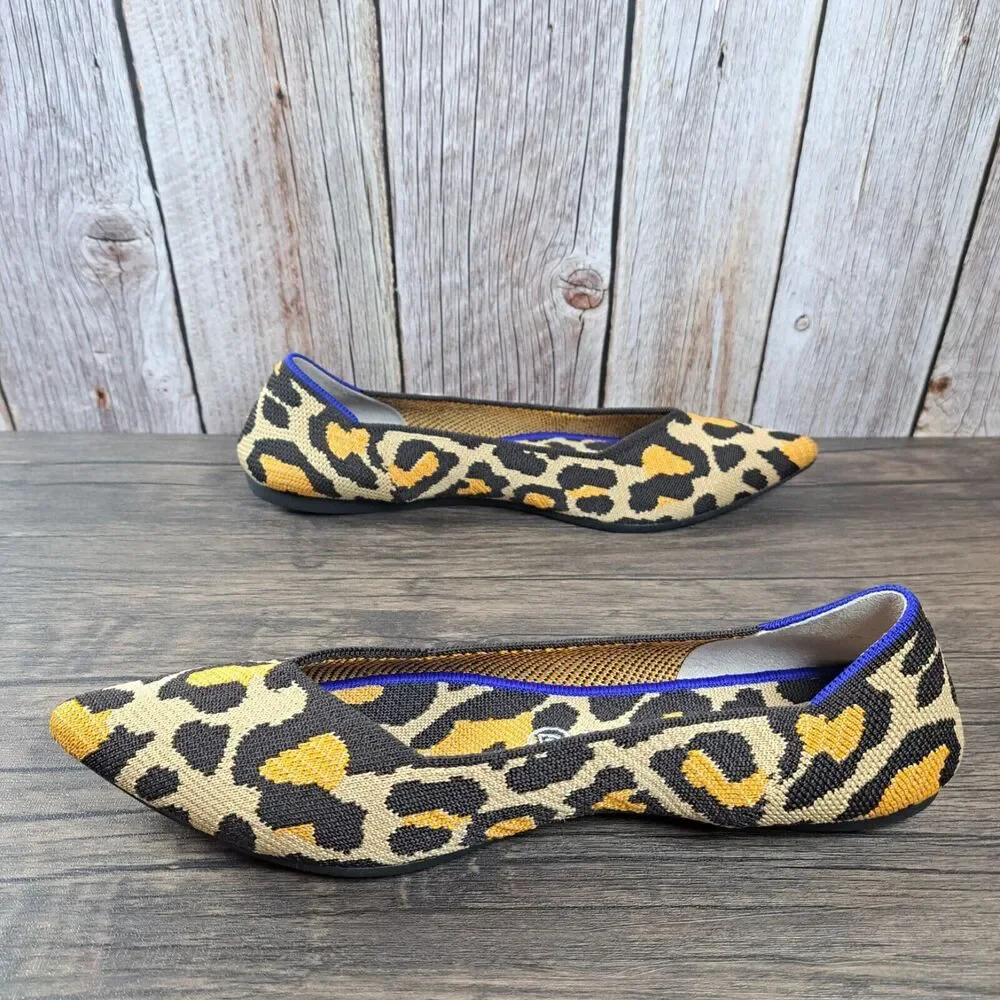 Rothy's The Point Big Cat Ballet Flats Women's Sz 10.5 (VGC) - Picture 7 of 10